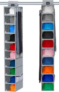 VAESIDA Hat Rack - 10 Shelf Upgraded Version Hat Organizer for Closet with Dust Shield & Side Mesh Storage Pockets - Hat Holder & Hat Racks for Baseball Caps