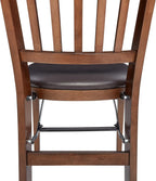 Stakmore School House Folding Chair, Walnut (Set of 2)