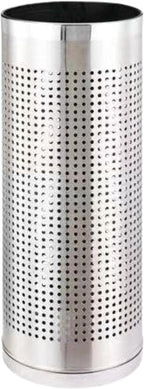 Stainless Steel Umbrella Stand Umbrella Storage Bin Space-Saving Perforated for Home Office Entryways Hotels (A)