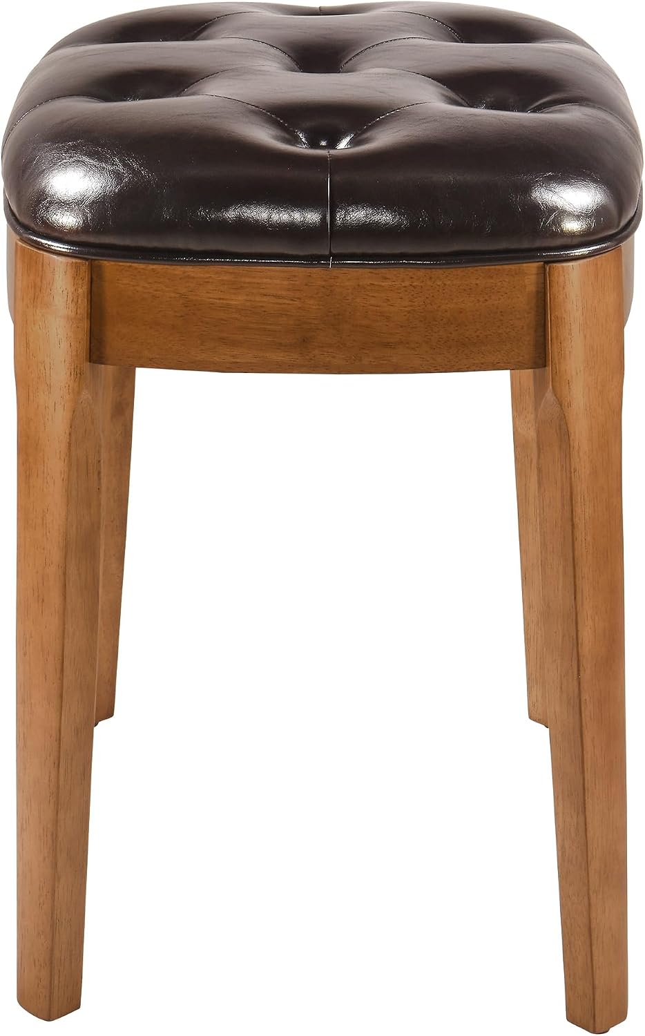 Vanity Stool Bench with Upholstered, Modern Luxury Wood Stool ,Ottoman Shoe B...