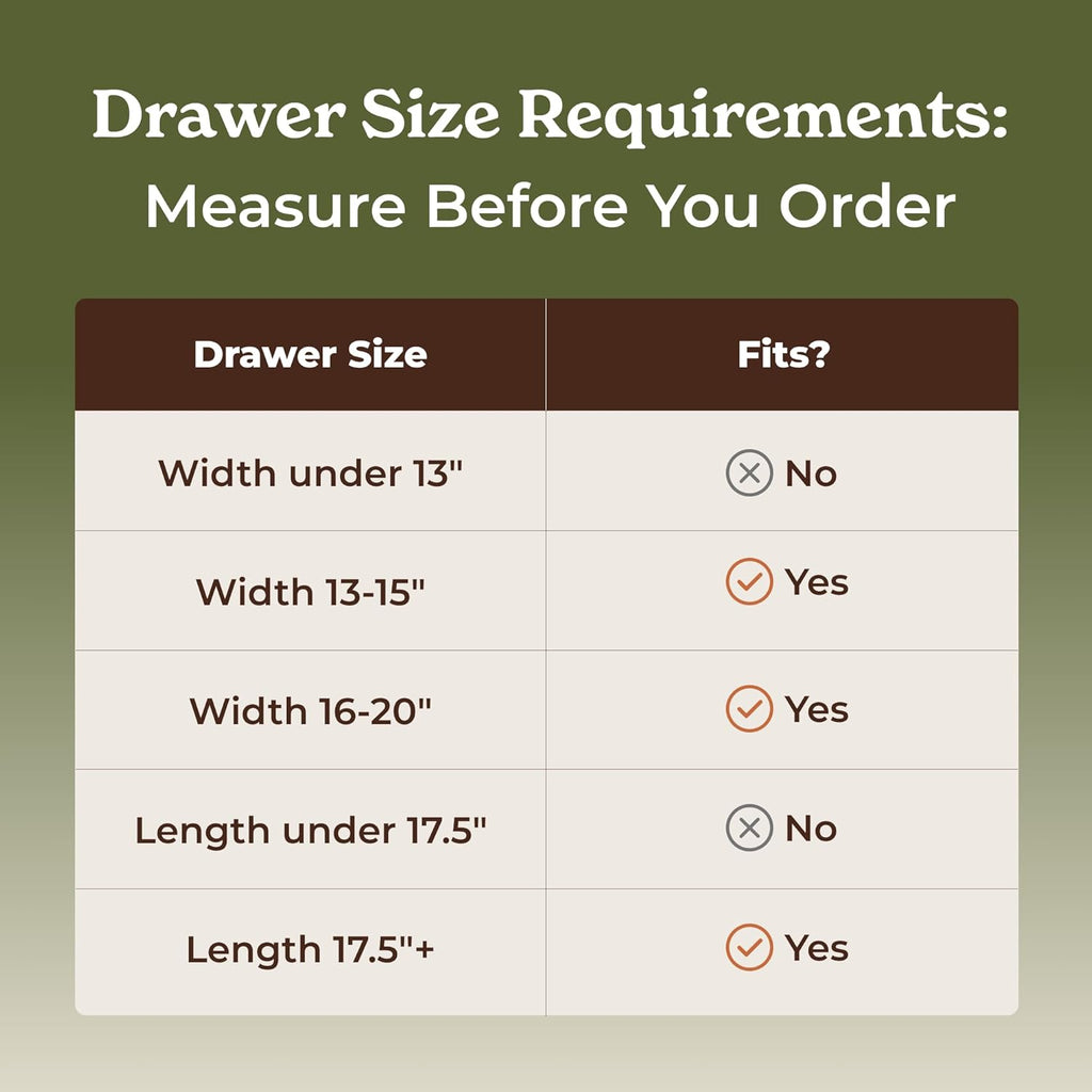 SMIRLY Silverware Drawer Organizer – Bamboo Kitchen Drawer Organizer, Adjustable Utensil Holder and Cutlery Tray, Drawer Dividers for Flatware and Kitchen Utensils