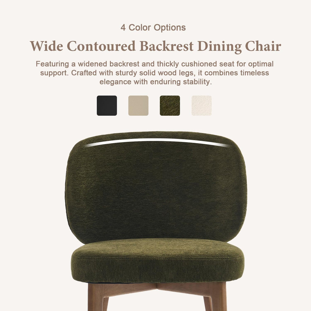 YOUNUOKE Single Dining Chair Modern Dining Room Chair Green | Upholstered Che...