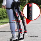 Adjustable Chairless Wearable Invisible Chair,Invisible Chair Wearable Exoskeleton Human Wearable Seat,Anywhere Camping Folding Stool 5 Gear Adjustable Heights