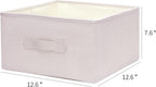 Large Hanging Sweater Organizer for Closet,Collapsible 6-Shelf Hanging Closet Shelves with Drawers, Washable (Beige -2 d)
