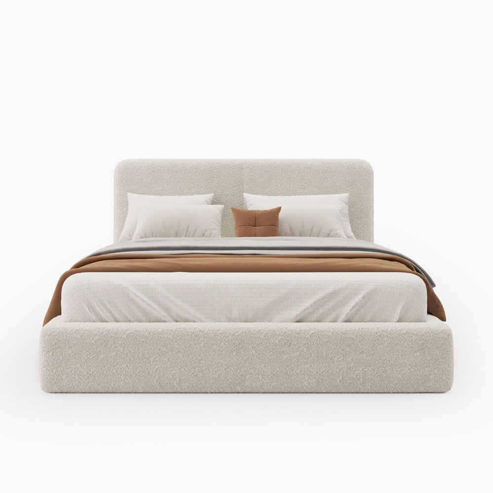 Acanva Full-Foam Queen Size Platform Bed Frame with Headboard