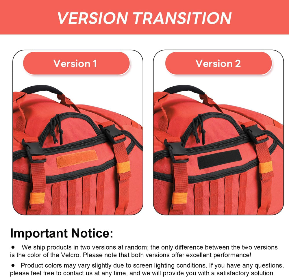 Hannibal Tactical 65L Large Duffle Bag, 3-in-1 Tactical Backpack MOLLE Pack f...