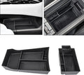 Center Console Organizer Compatible with Nissan Rogue 2021-2025 2026 Armrest Storage Box Insert Tray Interior Secondary Accessories(2PCS Center Console Tray)