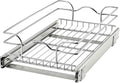 Rev-A-Shelf Kitchen Cabinet Pullout Shelf and Drawer Organizer Slide Out Pantry Storage Basket in Multiple Sizes, 12 x 20 In, 5WB1-1220CR-1