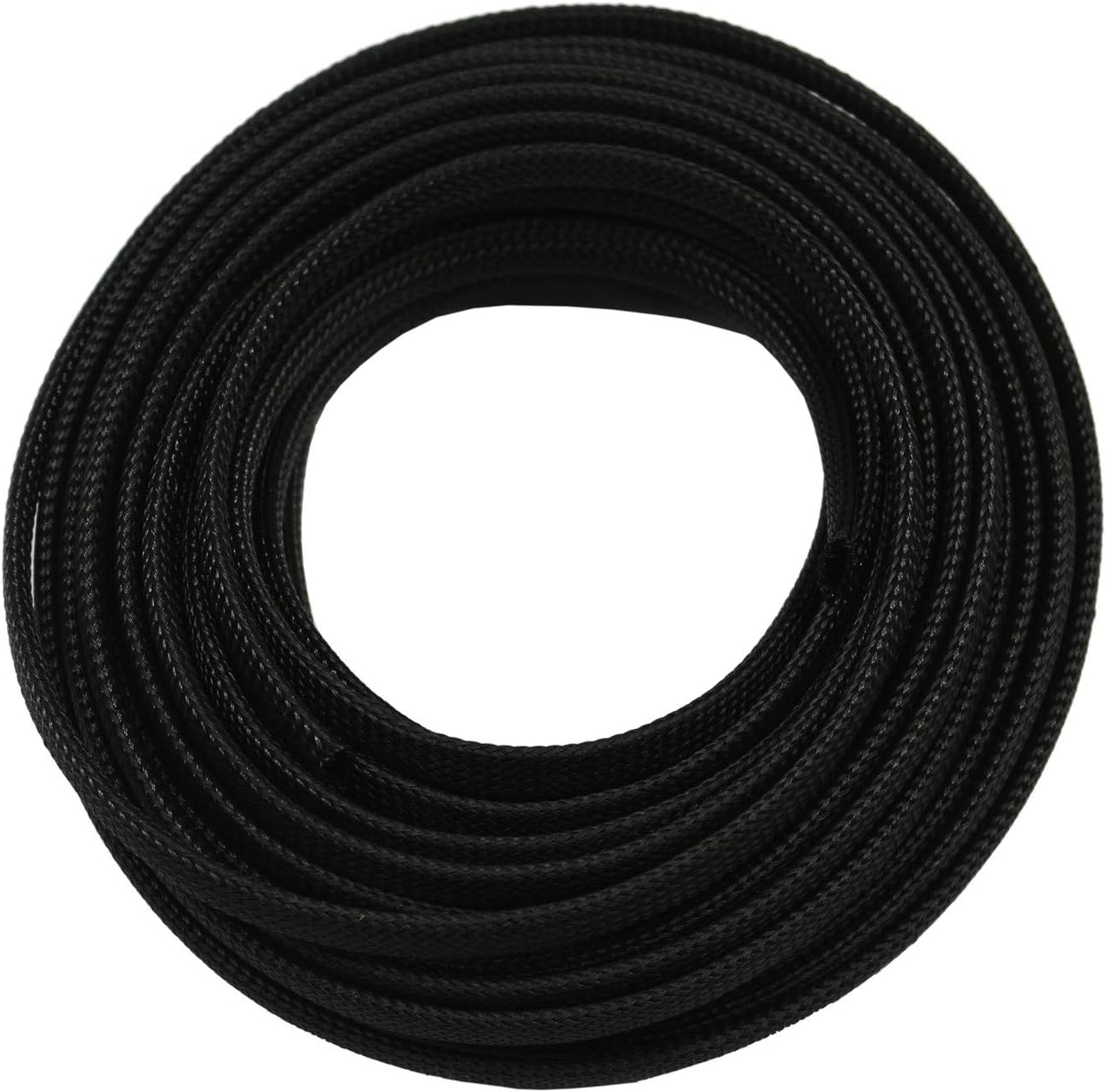 30ft PET Expandable Sleeving Wire Cable Sleeve (2/3", Black)