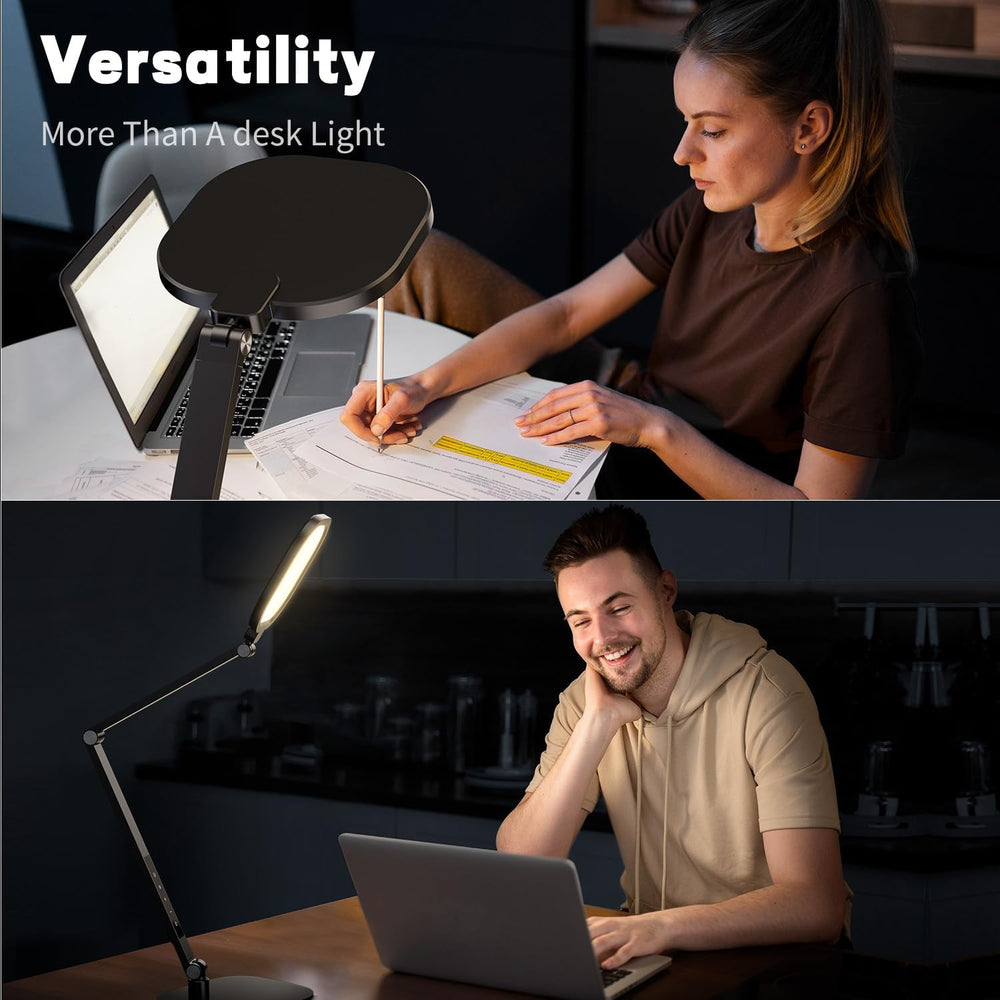 LitONES LED Desk Lamp for Home Office, Soft Edge-lit Design - Modern Style