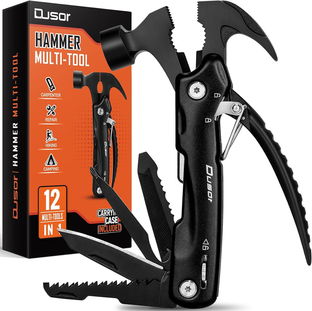 Gifts for Men 12 in 1 Hammer Multitool, Cool Gadgets for Husband
