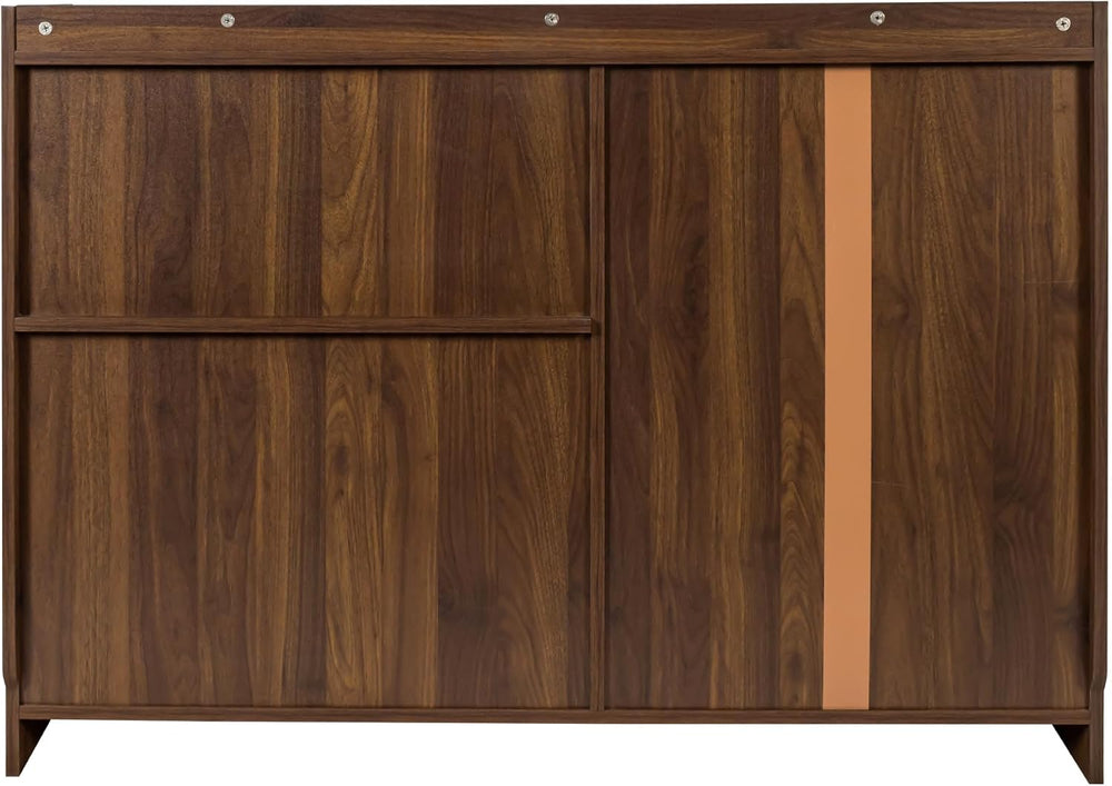 Sideboard Cabinet Buffet Cabinet with Storage,Wine Cabinet with Sliding Glass...