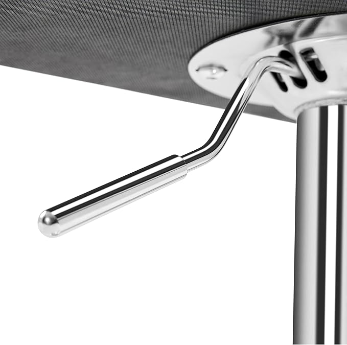 Yaheetech Bart Stools Set of 4, PU Leather Adjustable Barstools with Armrest,...
