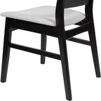 Christopher Knight Home Bryner Dining Set, 19.6 "W x 20.6 "D x 30.8 "H, Black + Light Gray