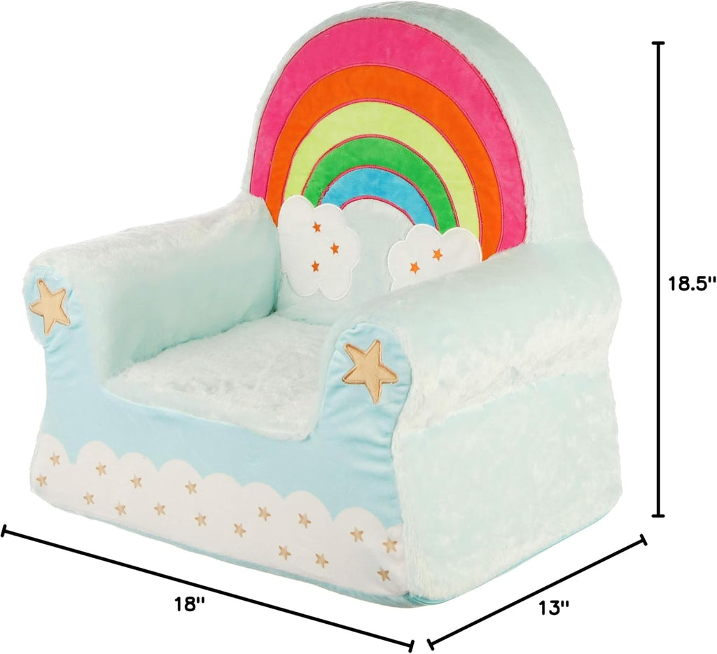 Heritage Kids Figural Foam Chair Rainbow, Ages 3+