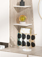 Headband Holder Organizer,Head Band Stand For Girls Room,Mouse Ear Storage For Women,Hair Accessories Display Rack (Metal Golden Headband Holder)