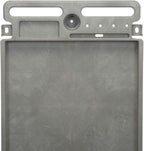 Global Industrial Plastic 2 Tray Shelf Service & Utility Cart, 44” x 25-1/2”, 5" Rubber Casters
