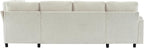 Eafurn Oversized U Shaped Sectional Sleeper Sofabed Pull Out Couch Bed for Living Room 6 Seater Upholstered Convertible Pullout Lounge Sofa Couch w/Storage Chaise, USB Ports for Living Room Apartment