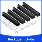 5 Pack Overhead Storage Rack, Ceiling Rack for Utility Bins Organization, Heavy Duty Garage Storage Supports Most Containers (for 4 Bins)