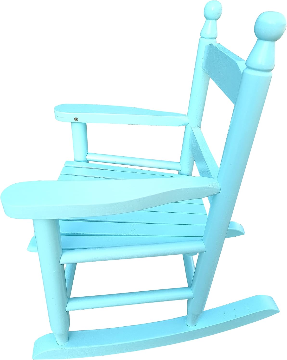 Kids Rocking Chair, Toddler Rocking Chair, Childrens Rocking Chair With Classic Rocker and Hardwood Construction, for Boys, Girls, Nursery, Indoor, Outdoor, Living Rooms, Bedrooms (Light Blue)