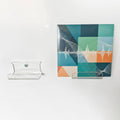 Clear Acrylic CD Wall Mount Display – Floating Compact Disc Holder hanger with Single-Screw Installation – Minimalist Wall Storage Organizer for Music Collections and Collectors