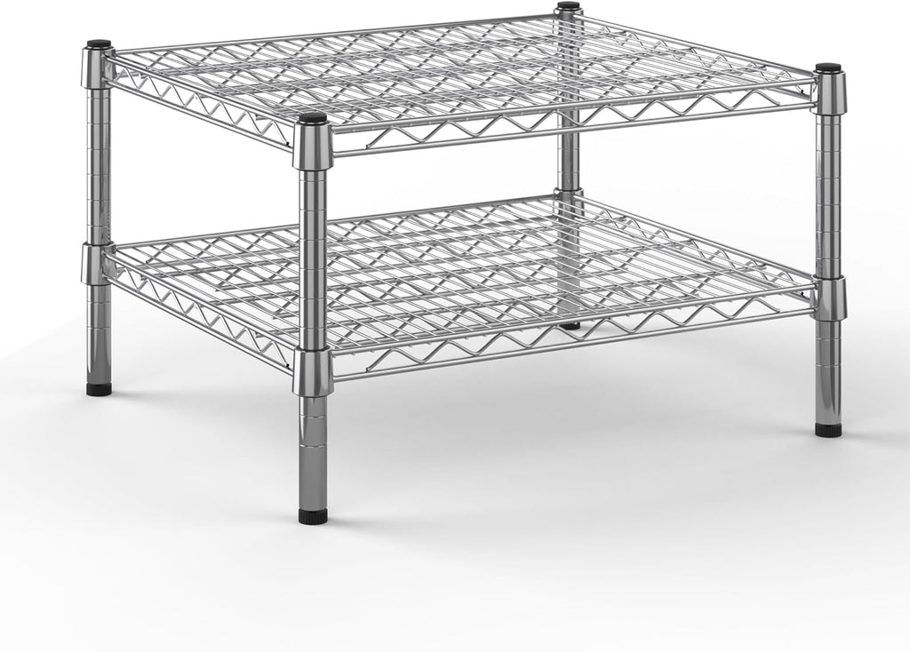 21" Deep x 24" Wide x 14" Height Wire Shelving Kit | 2-Tier | NSF Commercial Storage Rack Unit