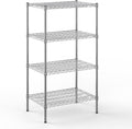 21" Deep x 30" Wide x 54" Height Wire Shelving Kit | 4-Tier | NSF Commercial Storage Rack Unit