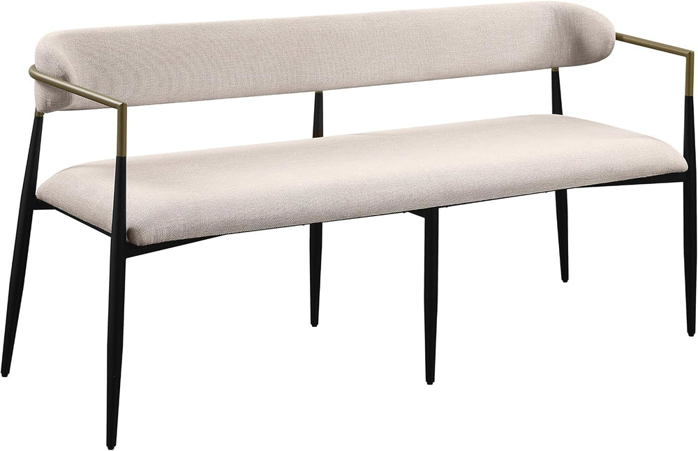 Acme Jaramillo Bench in Beige and Black