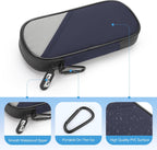 Insulin Travel Case Diabetic with 2 Reusable Ice Packs for Insulin Pen and Other Diabetic Supplies, Insulin Cooler Travel Case for The Daily Life and Trip, Dark Blue with Gray
