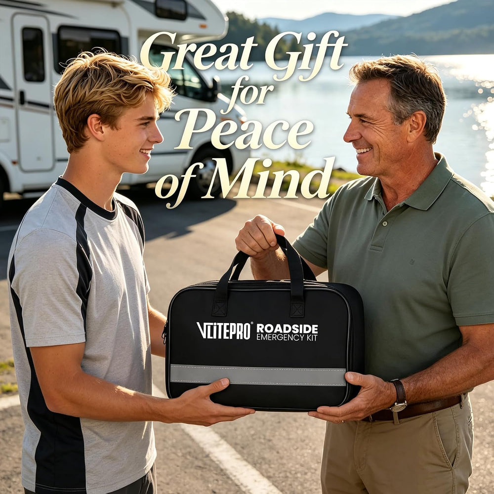 Roadside Emergency Car Kit for New Drivers, Families & Travel