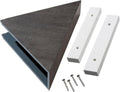 Palisade Vinyl Waterproof Corner Shower Shelf in Ashen Slate