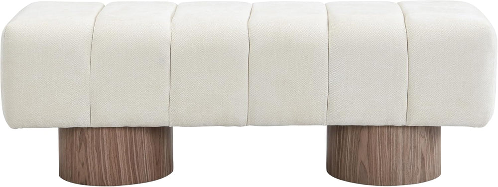 Christopher Knight Home Manila 50" Chenille Fabric Dining Bench for 2 Pe...