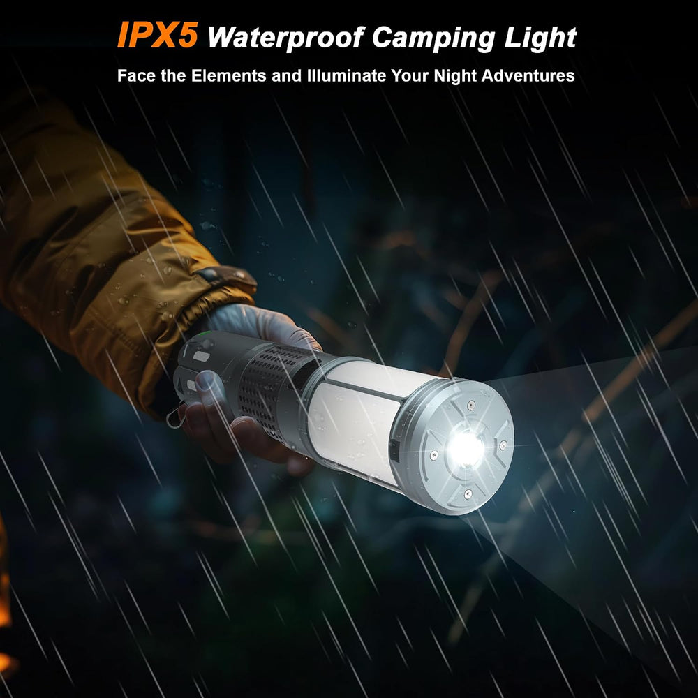 Camping Lights, Rechargeable Telescopic Camping Lights with Stand,12000mAh Ca...