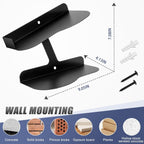 2 Pcs Floating Shoe Display Shelves, H-Type Sturdy Levitating Wall Shelf, Sneaker Holders for Shoe Collectors & Advertising Exhibition
