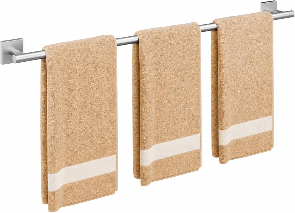 USHOWER Brushed Nickel Bath Towel Bar, 30 Inch Towel Racks for Bathroom