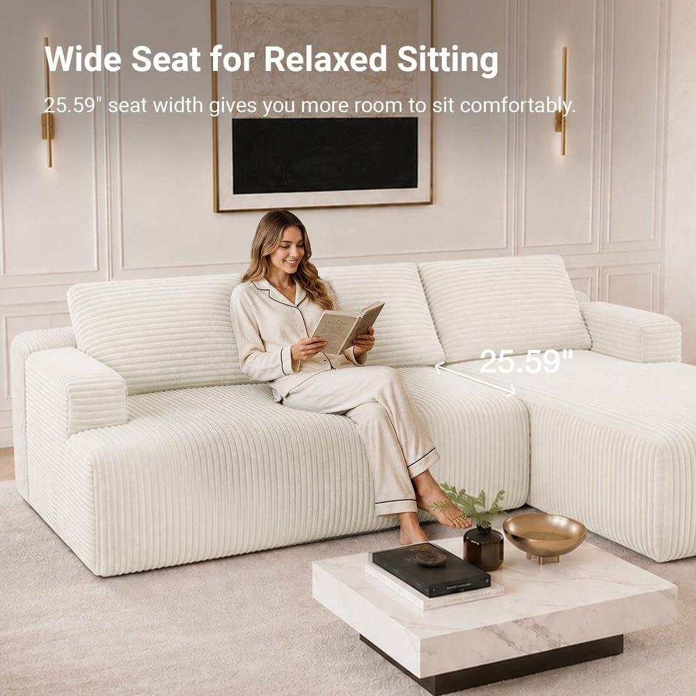 Avenco Modular Sectional Sofa, Couches for Living Room with Individually Wrap...