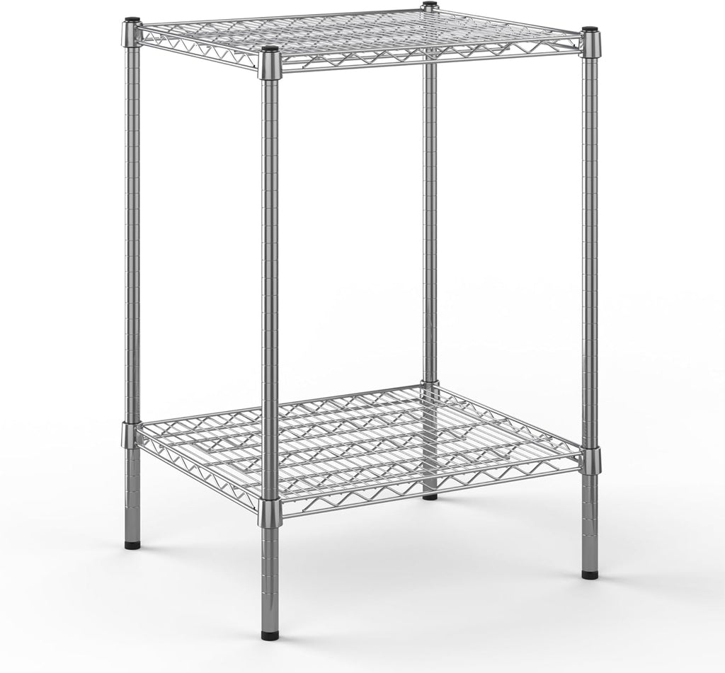 21" Deep x 24" Wide x 34" Height Wire Shelving Kit | 2-Tier | NSF Commercial Storage Rack Unit