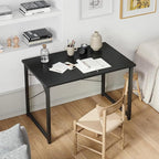 Cubiker Computer Desk, 32 inch Small Home Office Desk for Small Spaces, Modern Simple Style for Home, Office, Classic Black