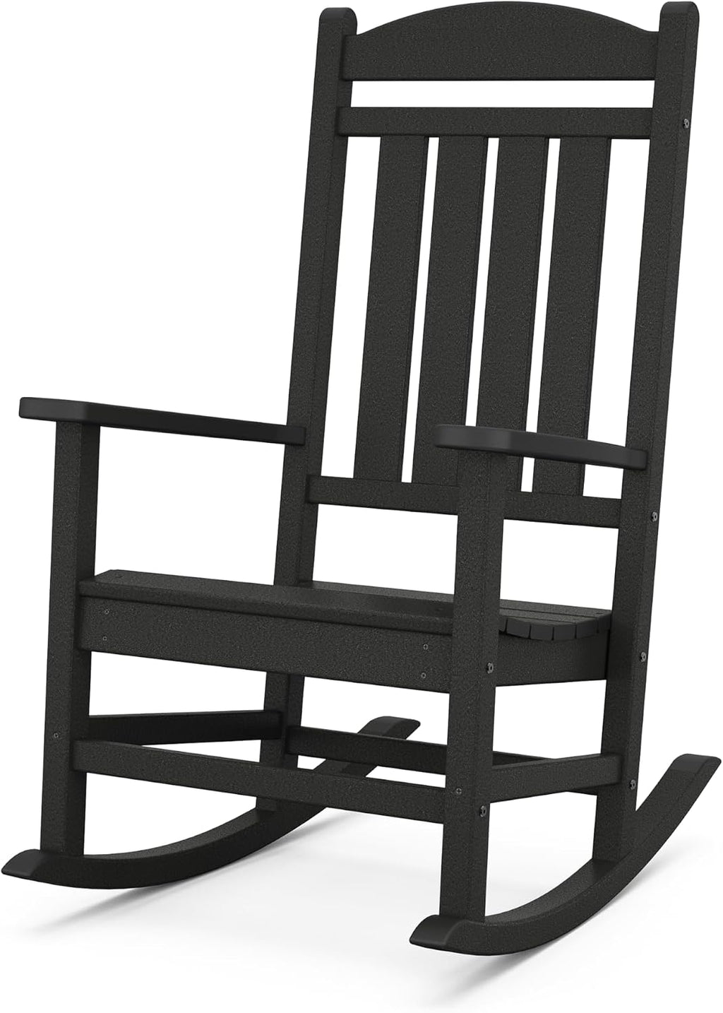 POLYWOOD Presidential Rocking Chair in Black