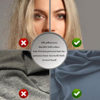 Silk Pillow Cases 2 Pack Soft Breathable and Sliky Queen Size Pillow Cases Set of 2,Natural Mulberry Satin Silk Pillowcase with Hidden Zipper for Hair and Skin (Space Grey,20"X 30",2pcs)