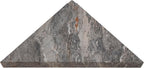 Palisade Vinyl Waterproof Corner Shower Shelf in Spanish Marble