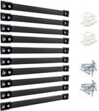 DGSL Magnetic Tool Holder Strip 10 Pack, 16 In Heavy Duty Tool Organizer Magnetic Strip, Tool Magnet Bar For Garage Tool Organization