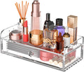 Acrylic Desk Organizer 12 "x 5.7" x 4", Clear Desktop Drawer Tabletop Storage Organization for Office Home Makeup Skincare Jewelry