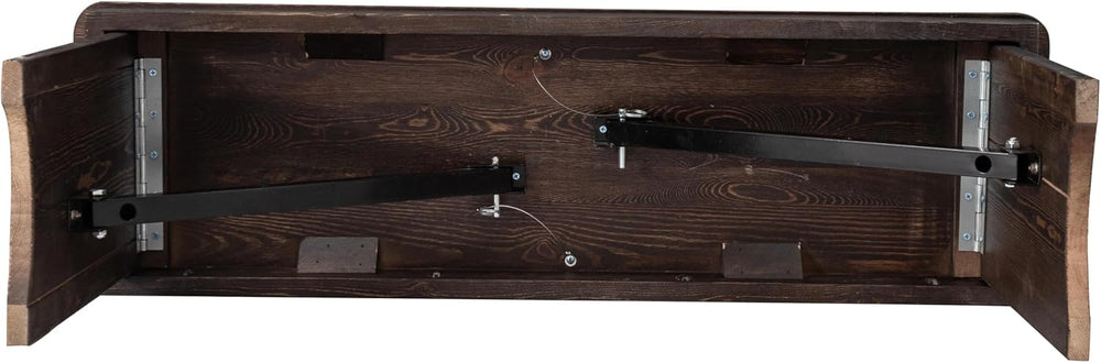Taylor & Logan Ingles 40'' x 12'' Mahogany Solid Pine Fol...