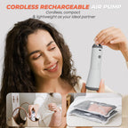 Vacuum Storage Bags for Clothing Travel, 8 Pack 29" Vacuum Seal Bags with Wireless Charging Pump Compression Packing for Clothes Suitcase Luggage Travel