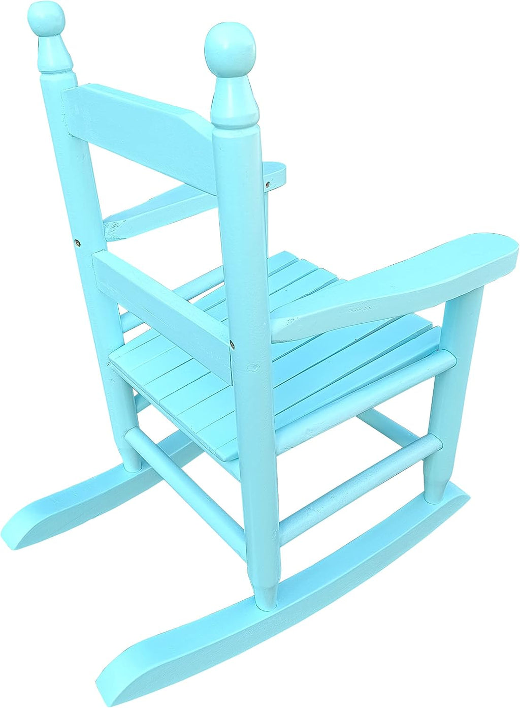 Kids Rocking Chair, Toddler Rocking Chair, Childrens Rocking Chair With Classic Rocker and Hardwood Construction, for Boys, Girls, Nursery, Indoor, Outdoor, Living Rooms, Bedrooms (Light Blue)