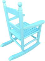 Kids Rocking Chair, Toddler Rocking Chair, Childrens Rocking Chair With Classic Rocker and Hardwood Construction, for Boys, Girls, Nursery, Indoor, Outdoor, Living Rooms, Bedrooms (Light Blue)