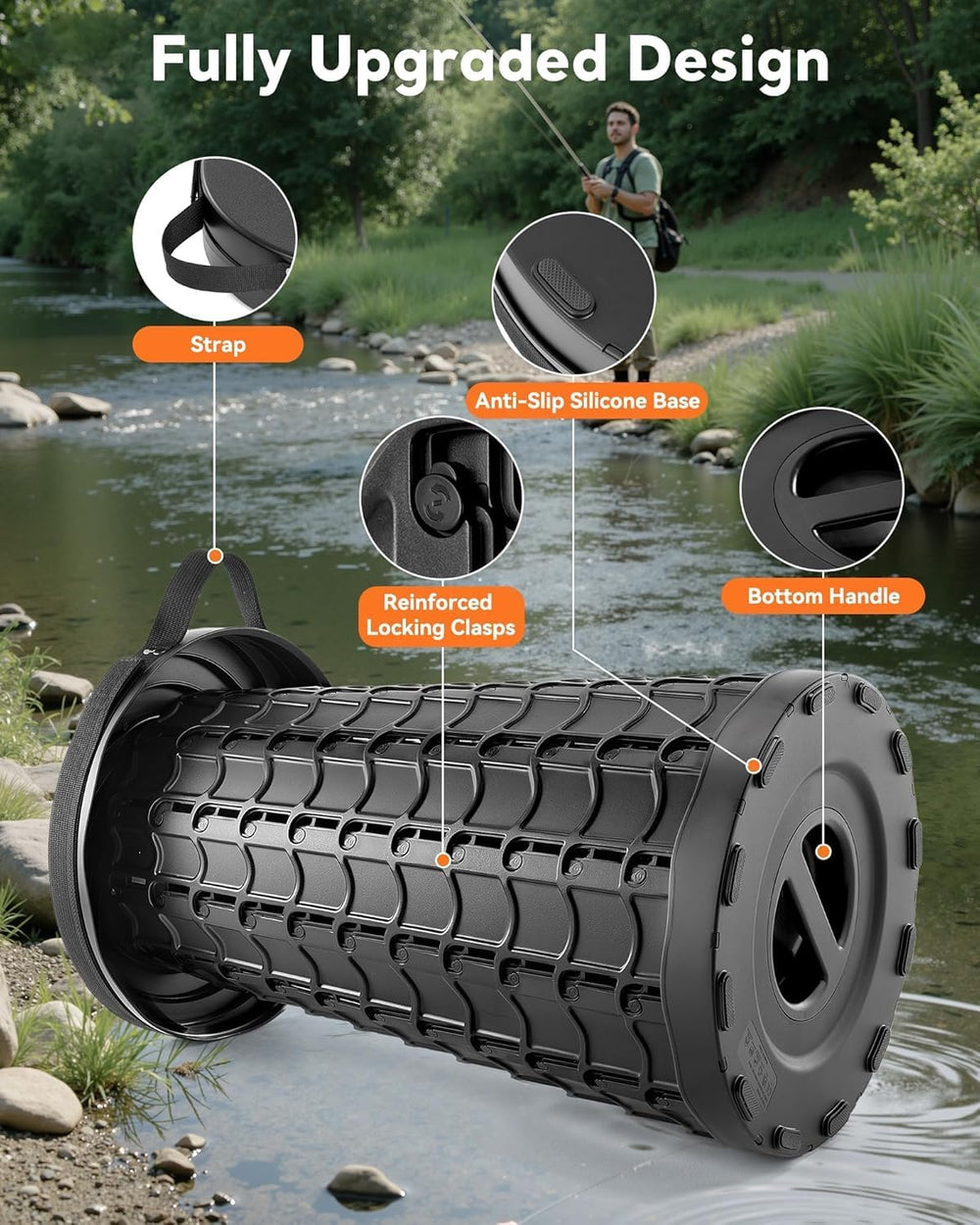 Outward Gear 2026 Upgraded 20.3" Tall Collapsible Stool Extra Large Stur...