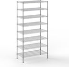 21" Deep x 42" Wide x 86" Height Wire Shelving Kit | 8-Tier | NSF Commercial Storage Rack Unit