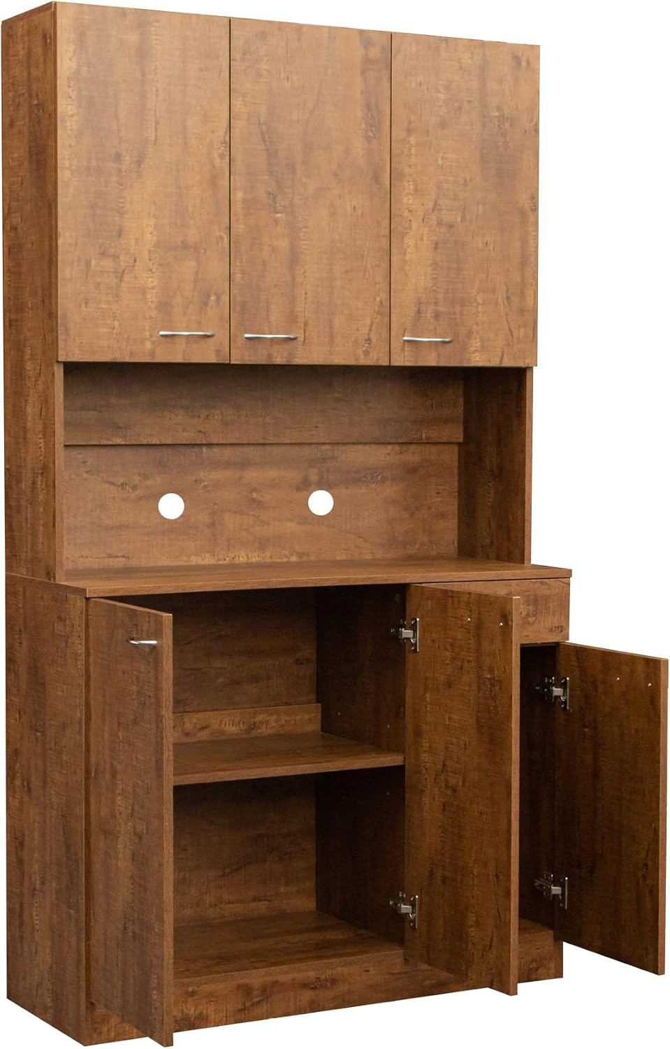 Ball & Cast 71" Pantry Cabinet,Tall Kitchen Pantry Storage Cabinet w...